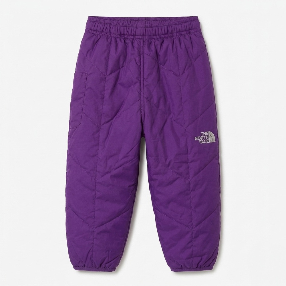 THE NORTH FACE Infant Baby Purple Quilted PrimaLoft Insulated Winter Snow Pant